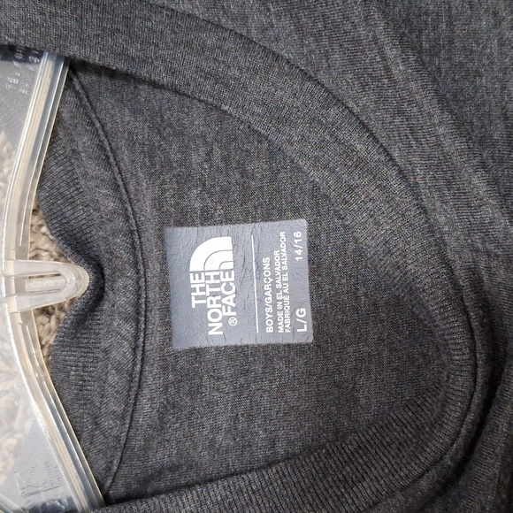The North Face t shirt - M - dark gray / green logo - Picture 3 of 5